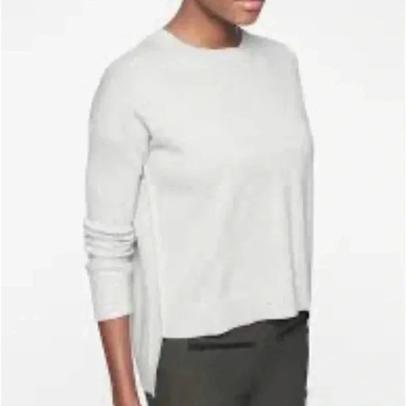 Athleta Women's Small Highland Crossback Sweater Ivory 291884 SOLD OUT Sm S - Picture 4 of 10